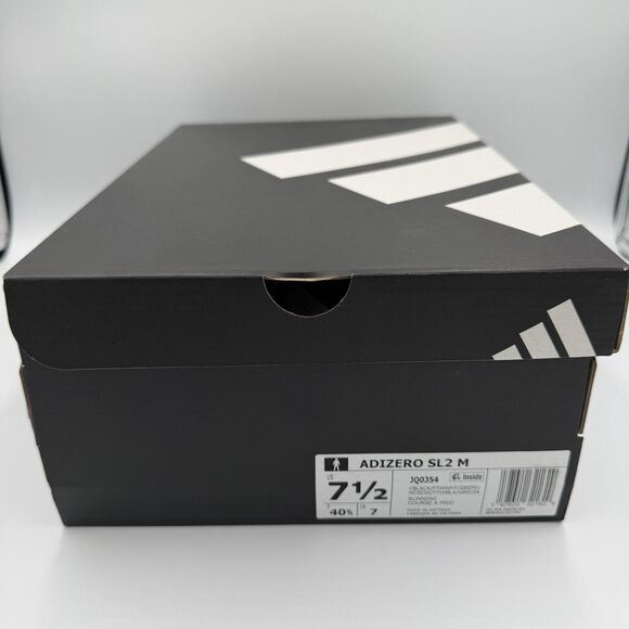 Adidas Adizero SL2 Running Shoes Sneakers JQ0354 Black White Men’s Size 7.5 main image 9